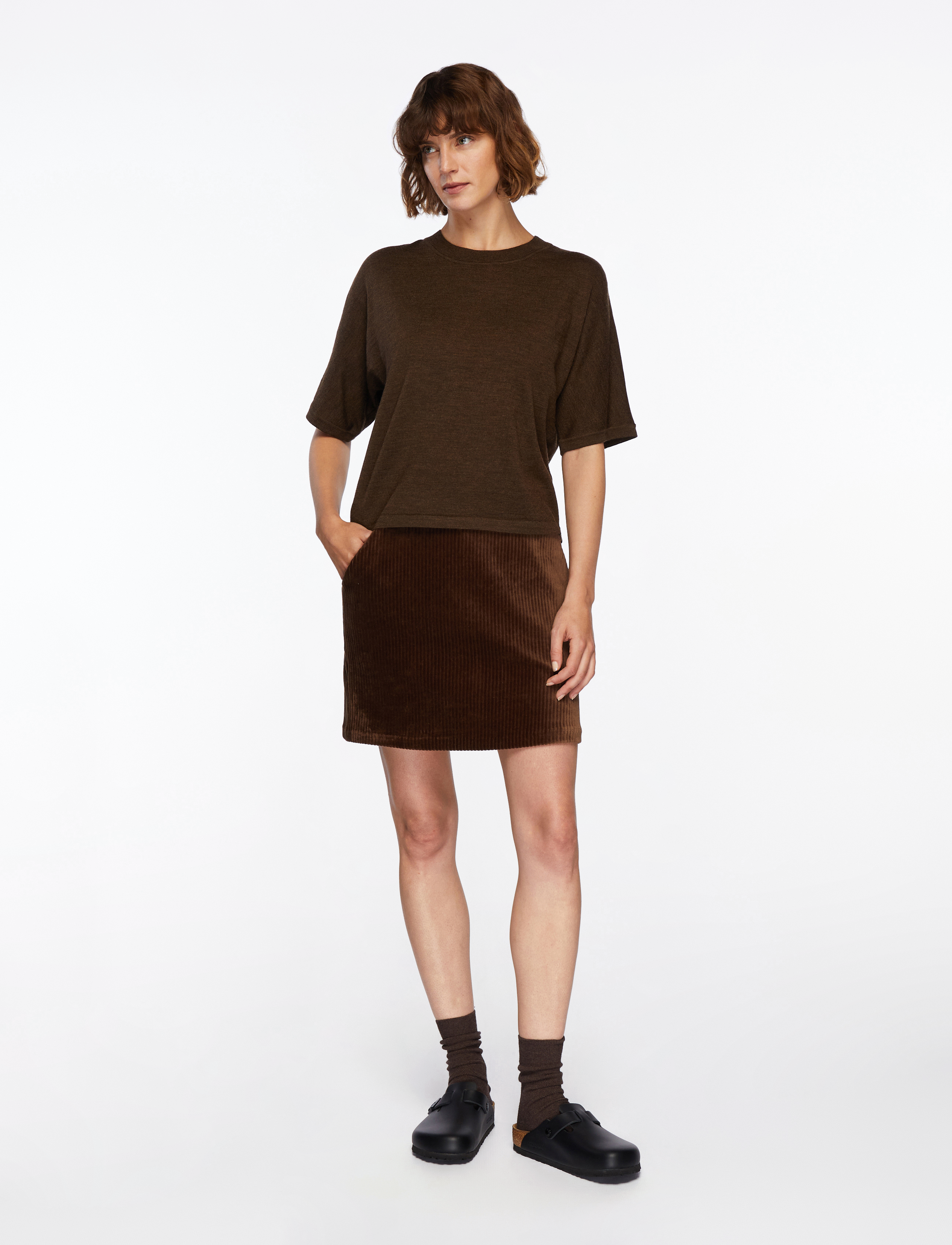 MSCH Copenhagen - MSCHFloriana HW Skirt - korte rokken - slate black - 2