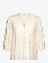 MSCH Copenhagen - MSCHWiliana 2/4 Shirt - short-sleeved blouses - egret - 0