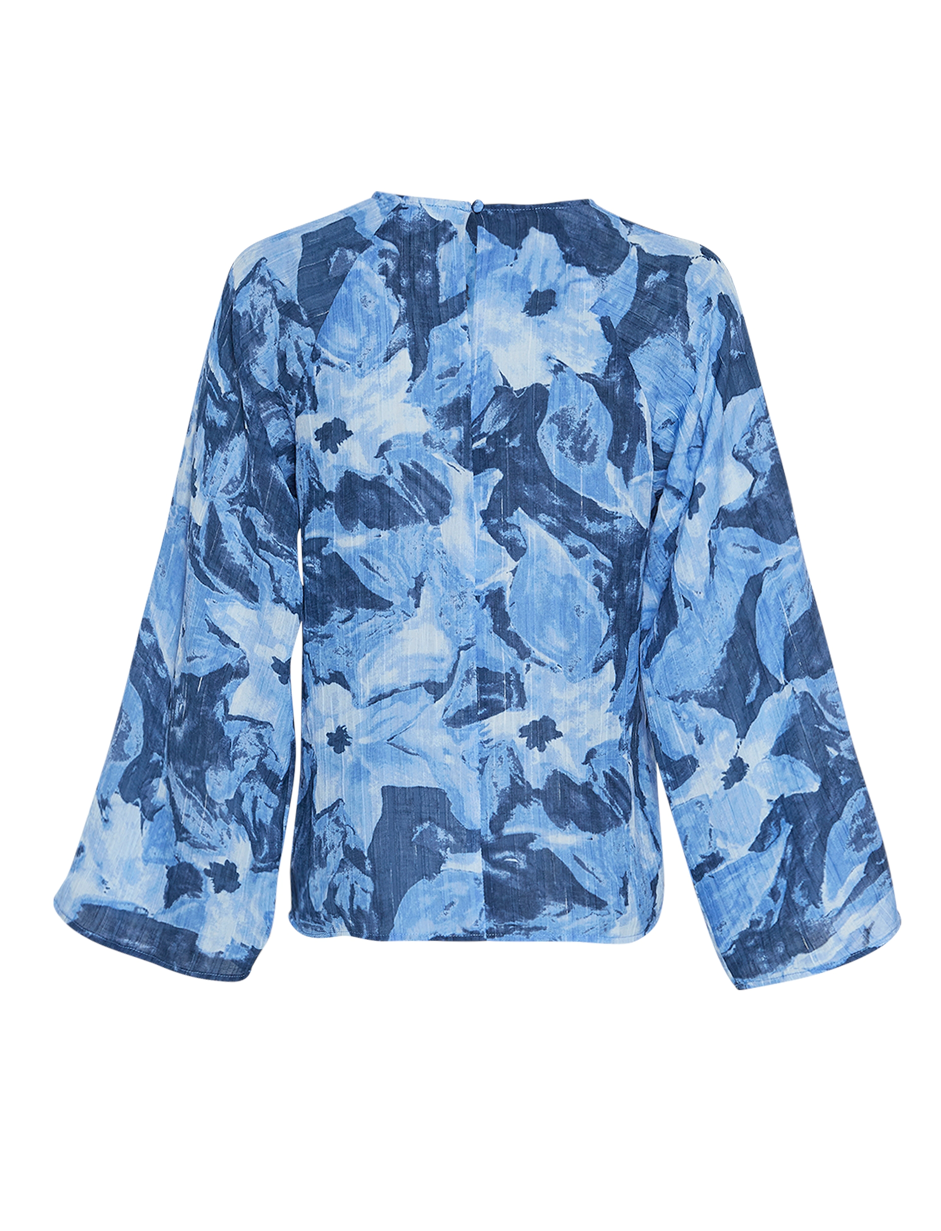 MSCH Copenhagen - MSCHLaurisia Top AOP - langærmede bluser - azurine flower - 1