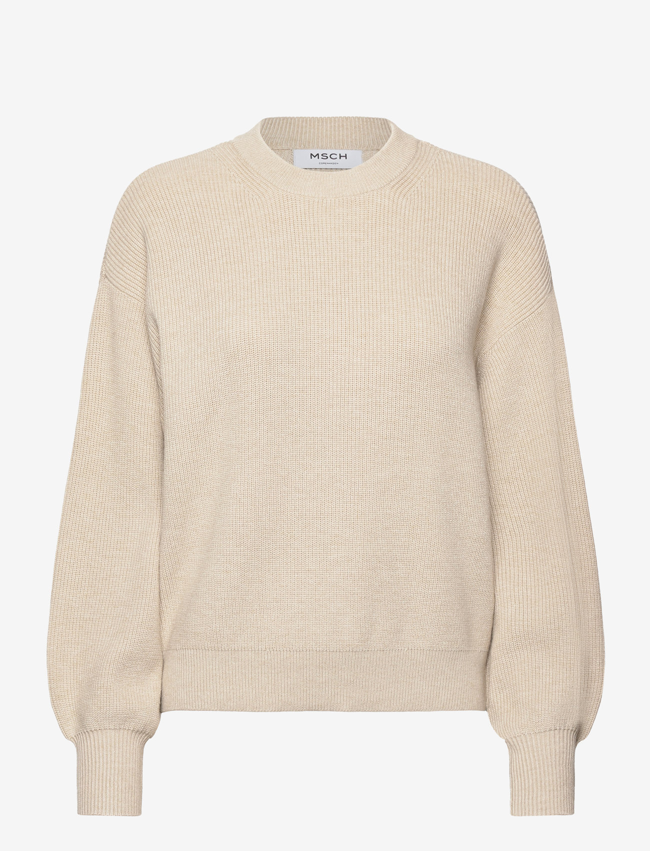 MSCH Copenhagen - MSCHAcentia Rachelle Pullover - striktrøjer - oatmeal melange - 0