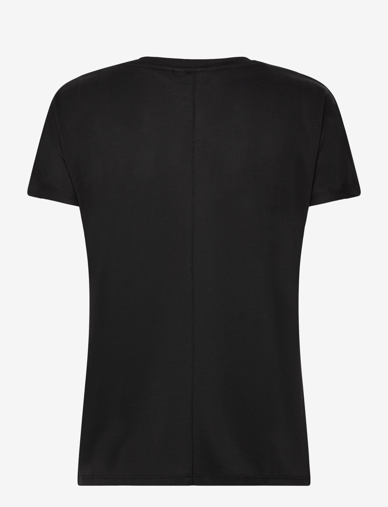 MSCH Copenhagen - MSCHFenya Modal V Neck Tee - t-shirts - black - 1