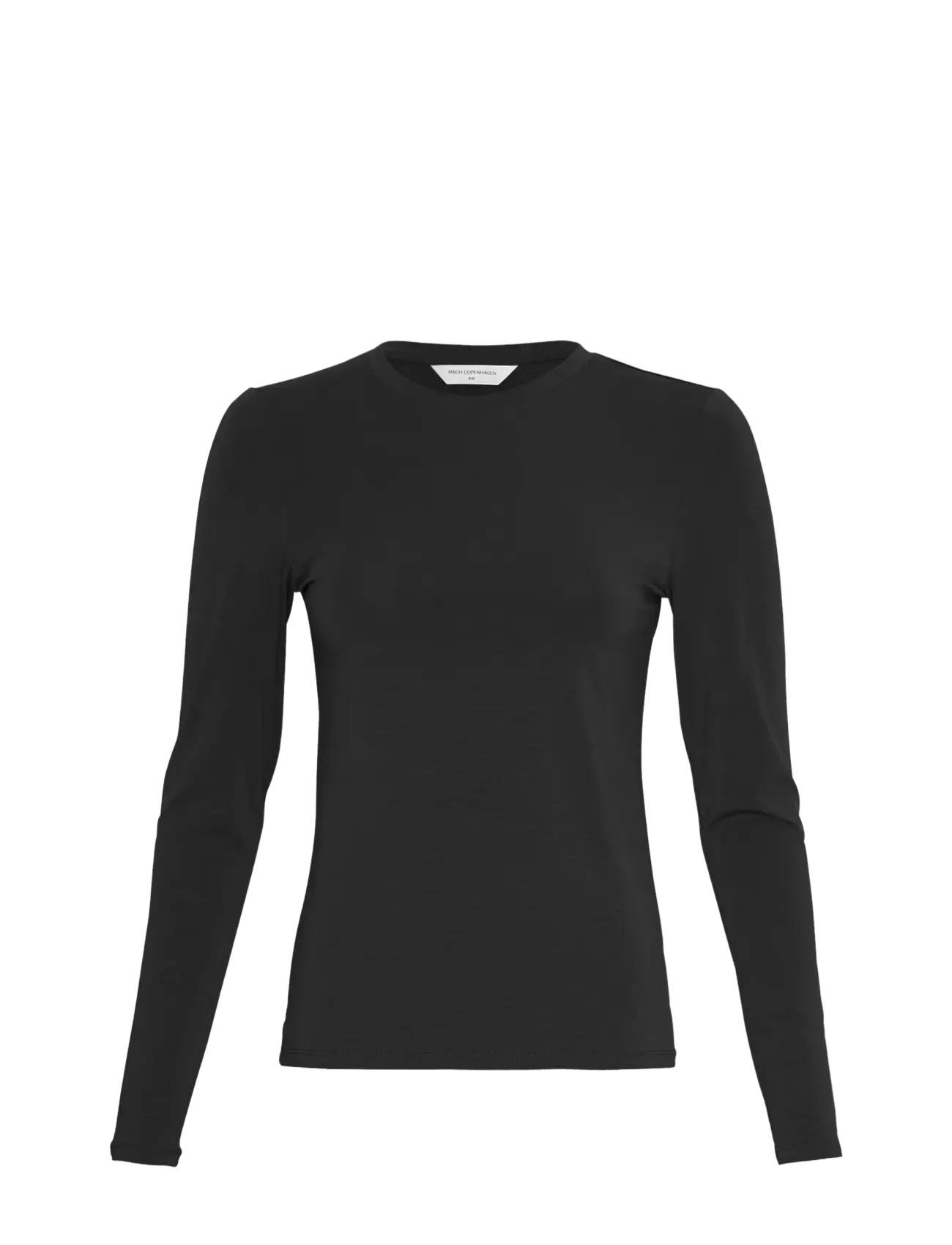 MSCH Copenhagen MSCHBetrina O LS Top - T-Shirts & Tops - BLACK / black