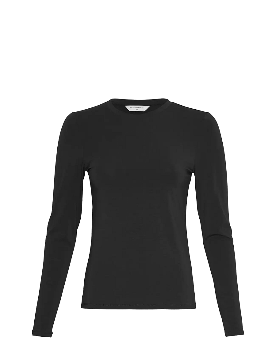 MSCH Copenhagen - MSCHBetrina O LS Top - langærmede toppe - black - 1