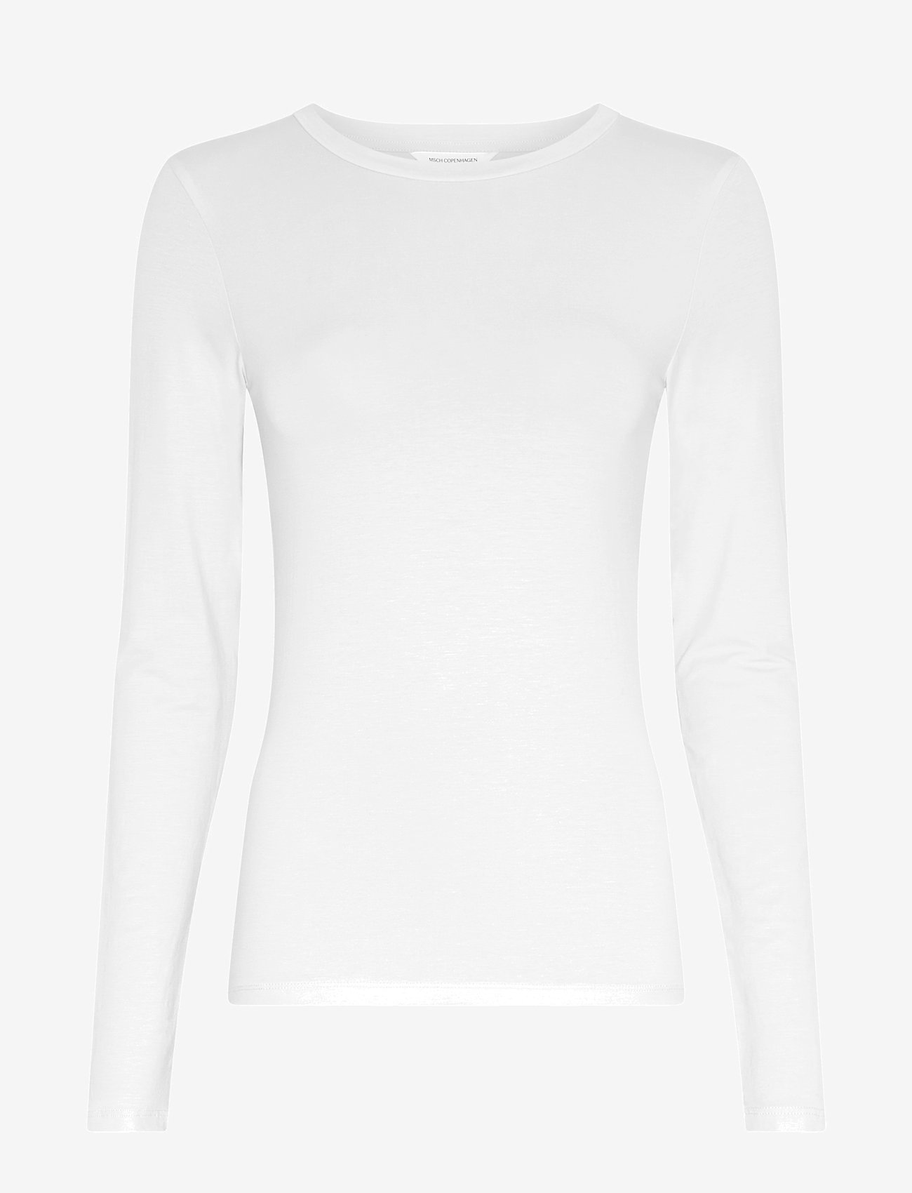 MSCH Copenhagen - MSCHBetrina O LS Top - t-shirt & tops - bright white - 0