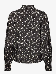 MSCH Copenhagen - MSCHNathasia Ladonna Shirt AOP - langärmlige hemden - black flower - 1