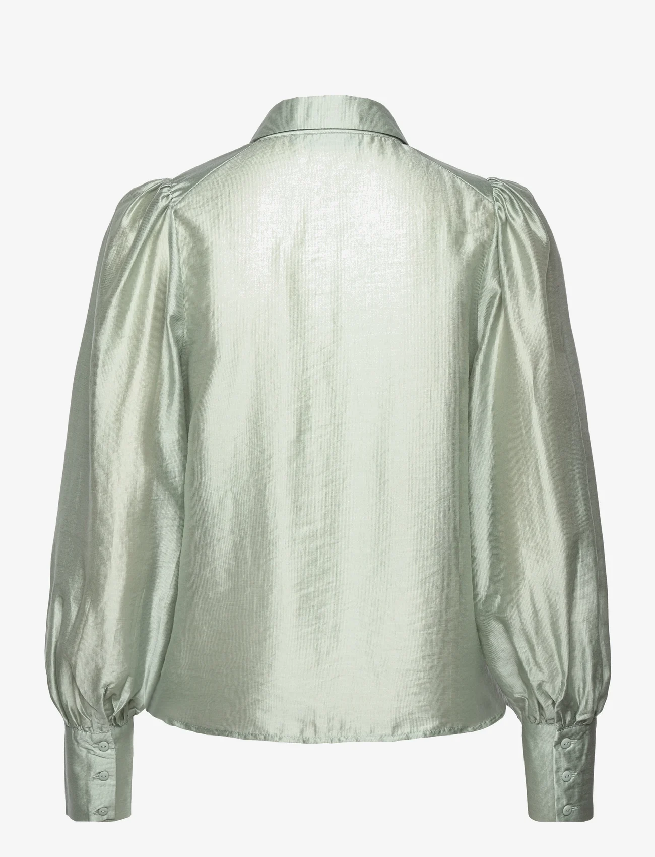 MSCH Copenhagen - MSCHVarsha Romina Shirt - langermede skjorter - green milieu - 1