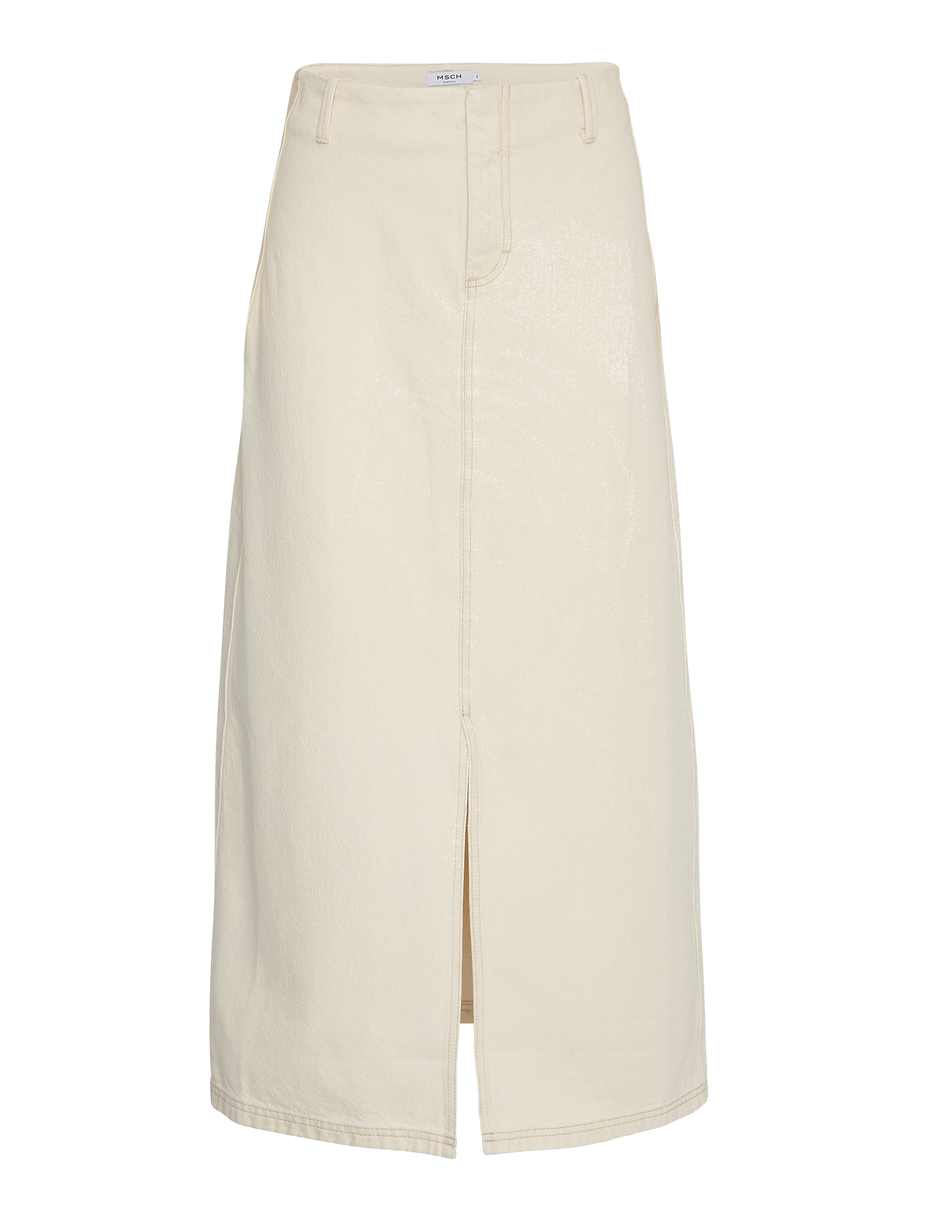 MSCH Copenhagen MSCHPhelina Ida HW Denim Skirt - Riided - OATMEAL / cream