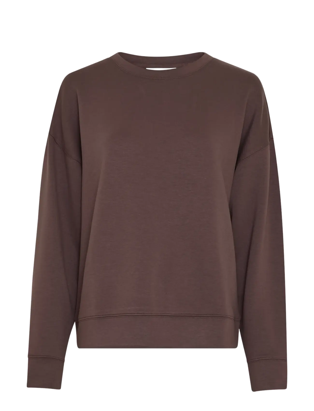 MSCH Copenhagen MSCHIma Q Sweatshirt - Sweatshirts & Kapuzenpullover - HOT FUDGE / brown
