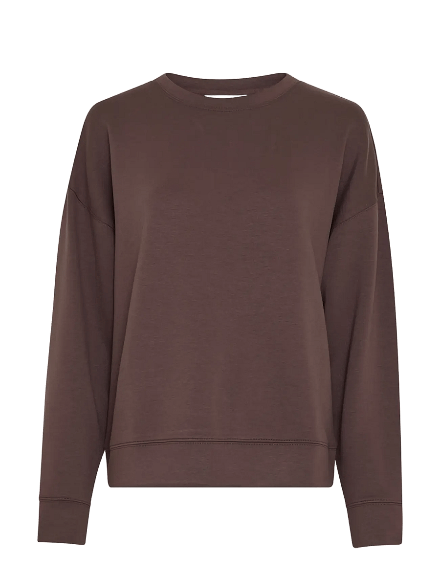 MSCH Copenhagen - MSCHIma Q Sweatshirt - sweatshirts - hot fudge - 0