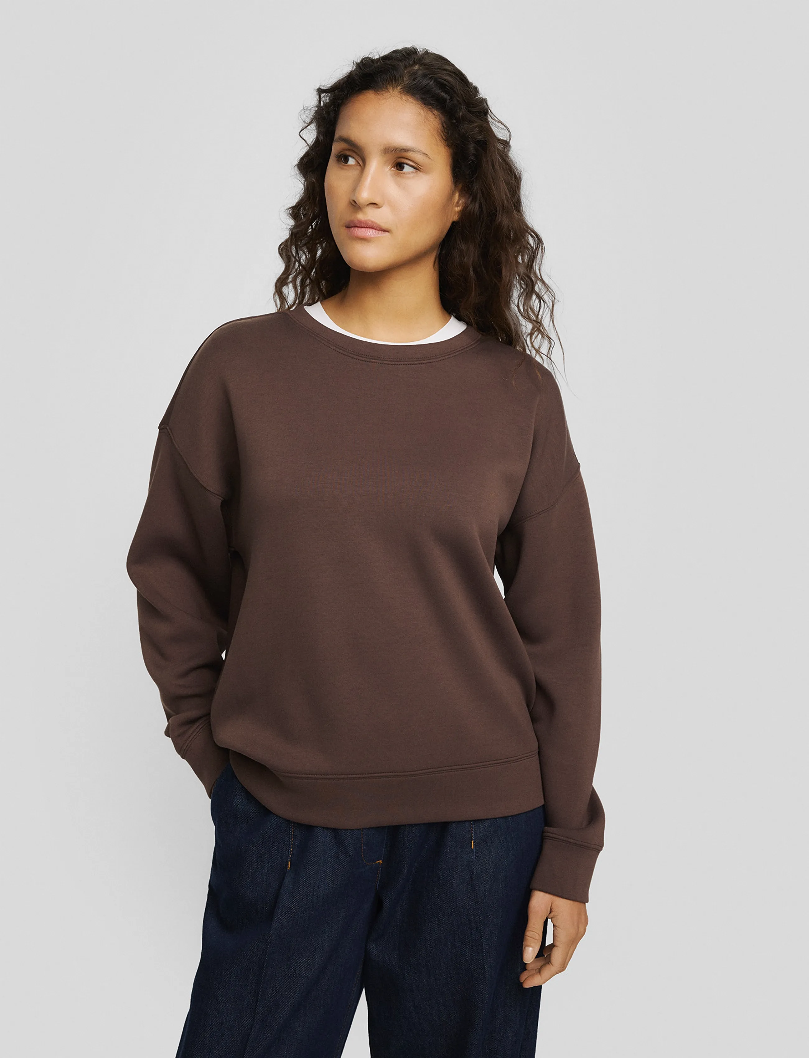 MSCH Copenhagen MSCHIma Q Sweatshirt - MSCH Copenhagen - HOT FUDGE / brown