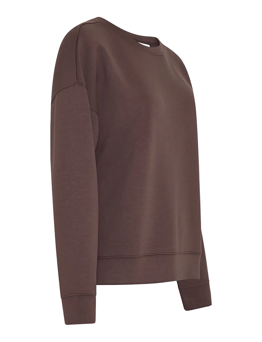 MSCH Copenhagen - MSCHIma Q Sweatshirt - sweatshirts - hot fudge - 2