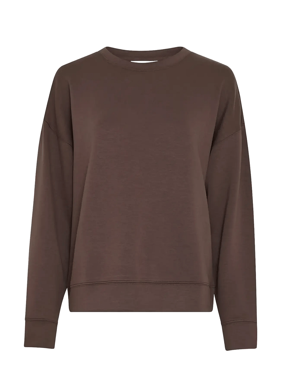 MSCH Copenhagen - MSCHIma Q Sweatshirt - hverdags stil - hot fudge - 3