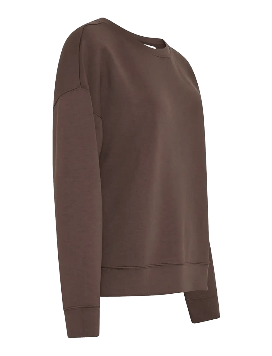 MSCH Copenhagen - MSCHIma Q Sweatshirt - hverdags stil - hot fudge - 5