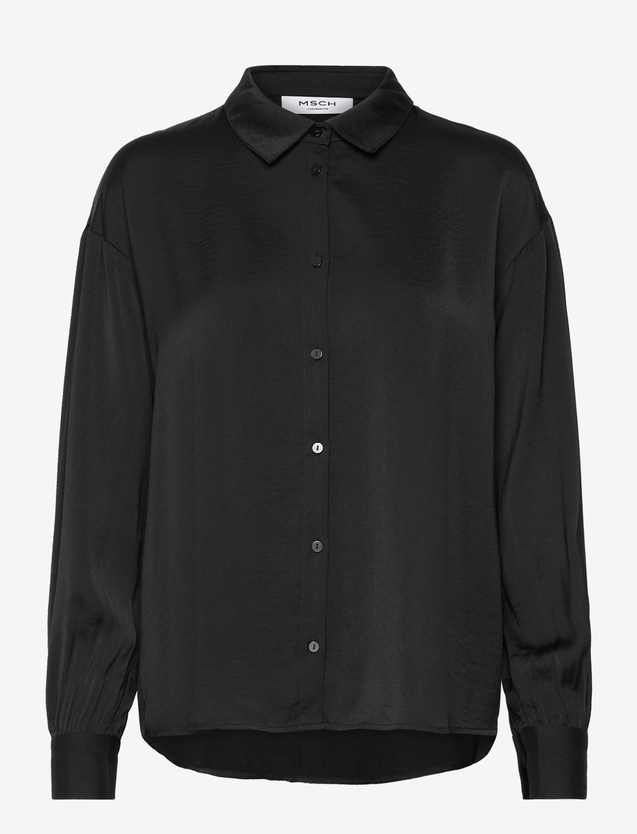 MSCH Copenhagen - MSCHSandeline Maluca Shirt - langærmede skjorter - black - 1