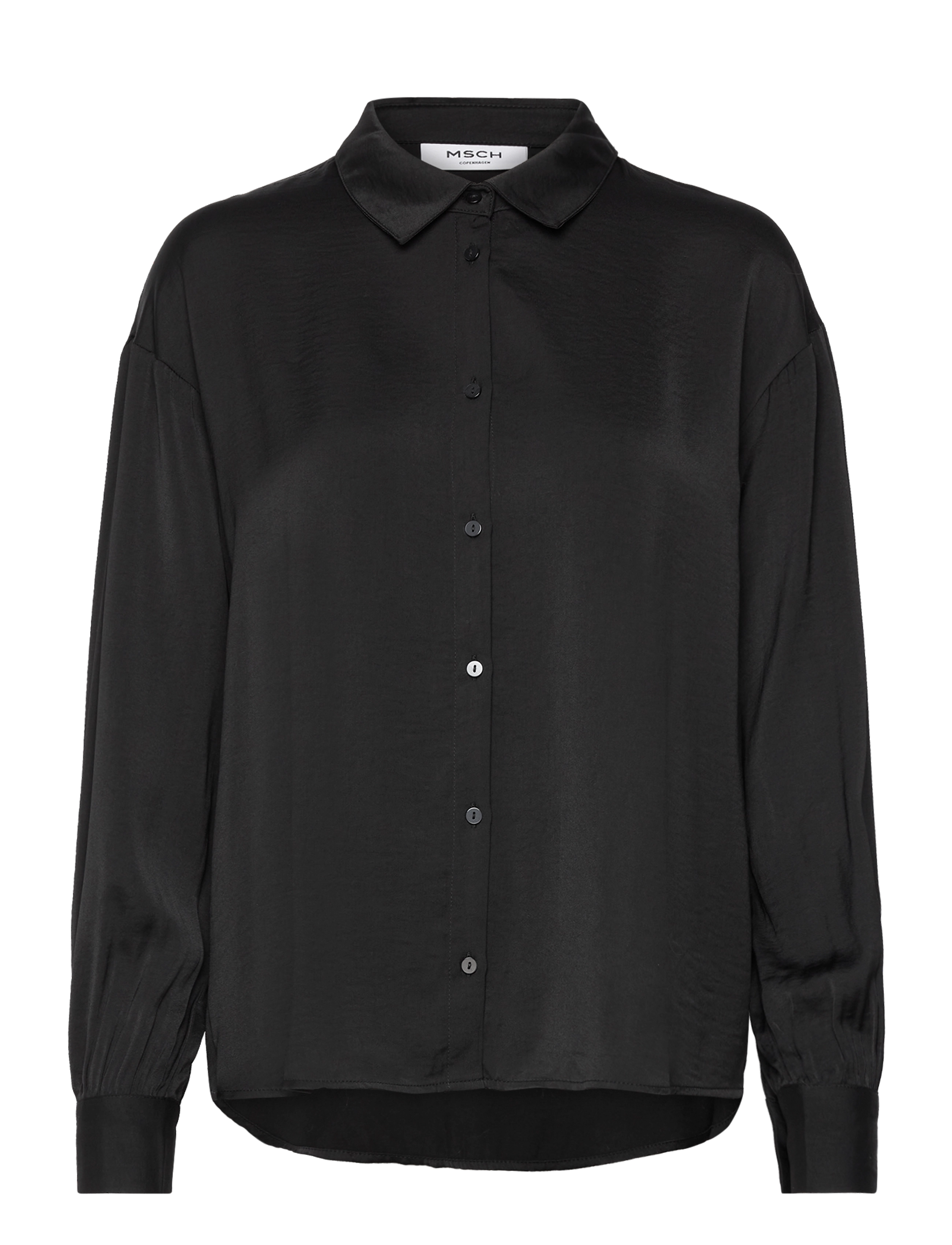 MSCH Copenhagen - MSCHSandeline Maluca Shirt - langärmlige hemden - black - 1