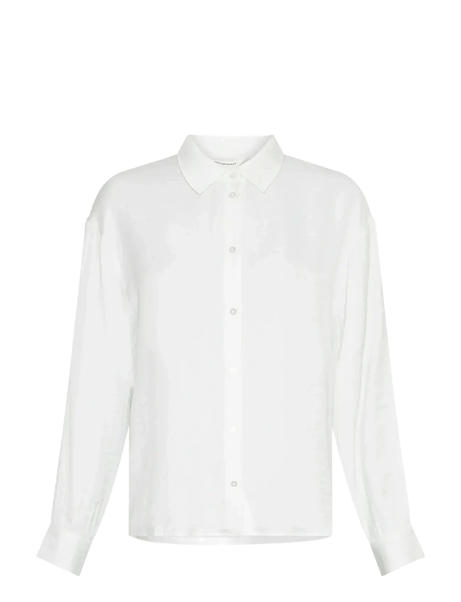 MSCH Copenhagen - MSCHSandeline Maluca Shirt - långärmade skjortor - cloud white - 0