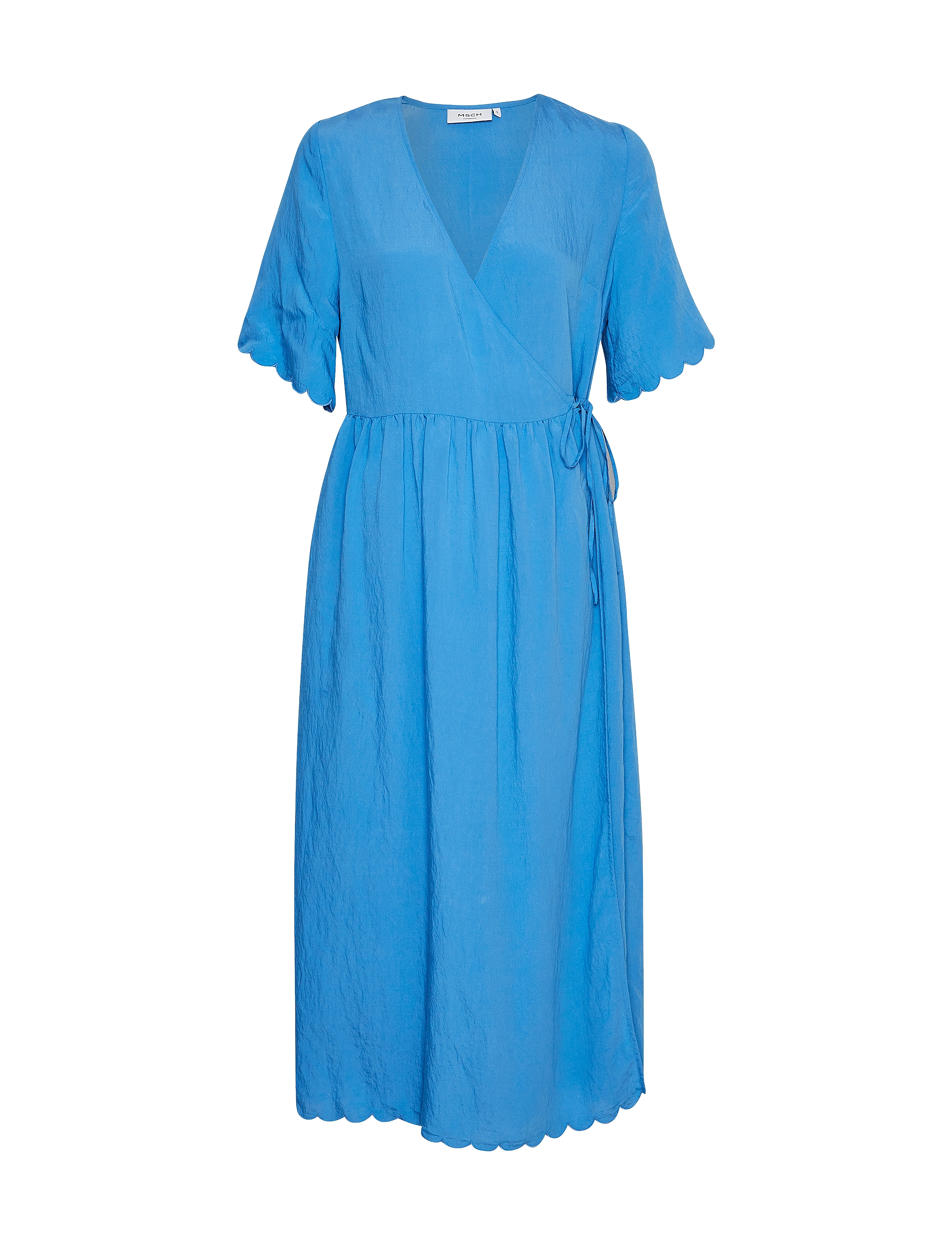 MSCH Copenhagen - MSCHChalena 2/4 Wrap Dress - slå-om-kjoler - regatta - 1