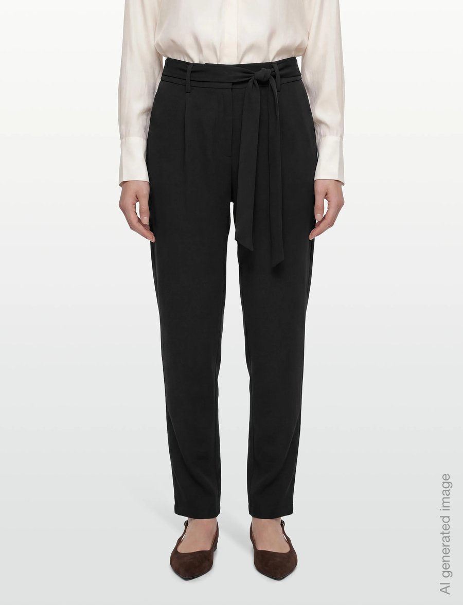 MSCH Copenhagen - MSCHPopye Pants - sirged püksid - black - 3
