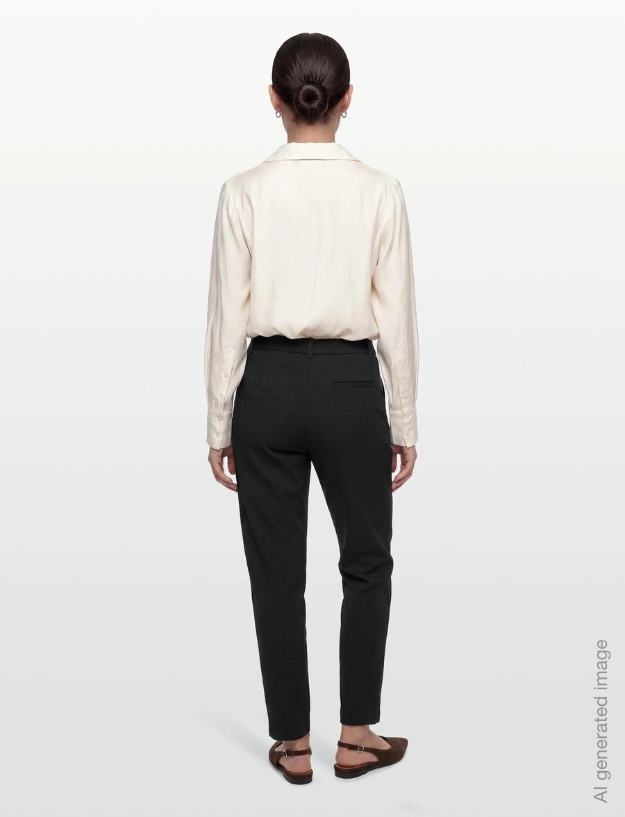 MSCH Copenhagen - MSCHPopye Pants - sirged püksid - black - 4