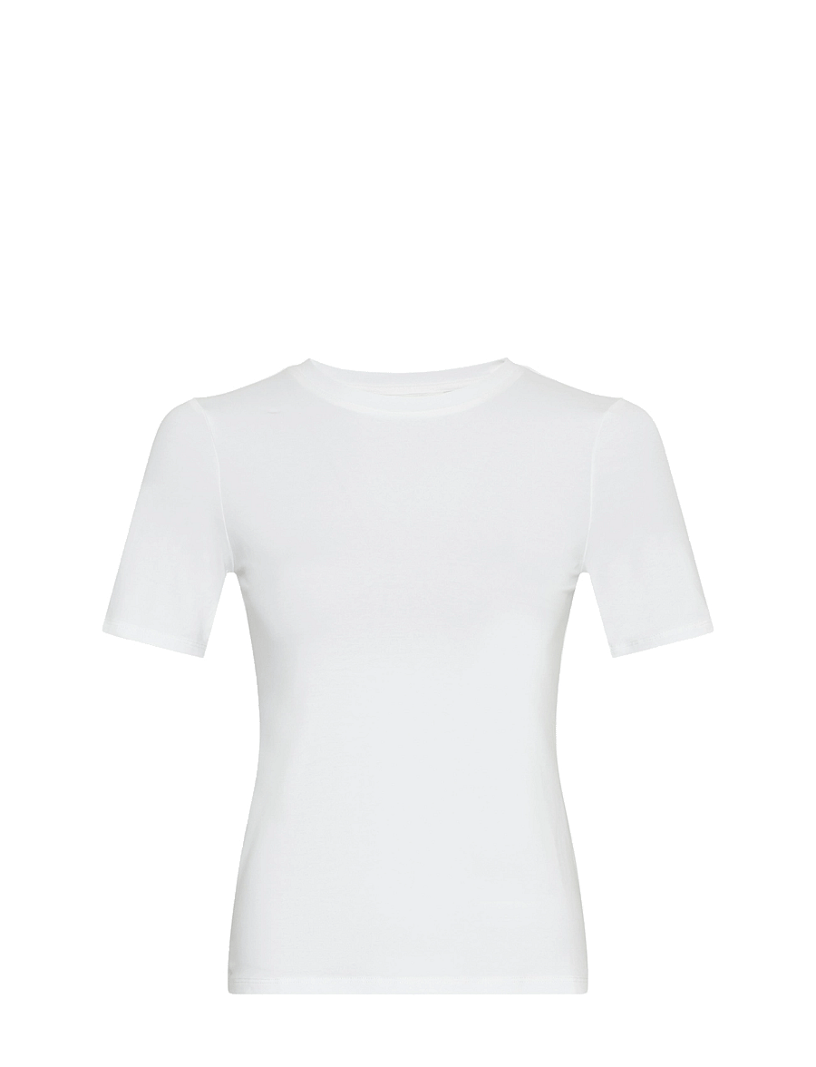 MSCH Copenhagen - MSCHBetrina O SS Tee - t-shirts - bright white - 0