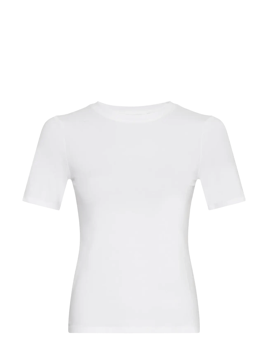 MSCH Copenhagen - MSCHBetrina O SS Tee - t-shirts - bright white - 0