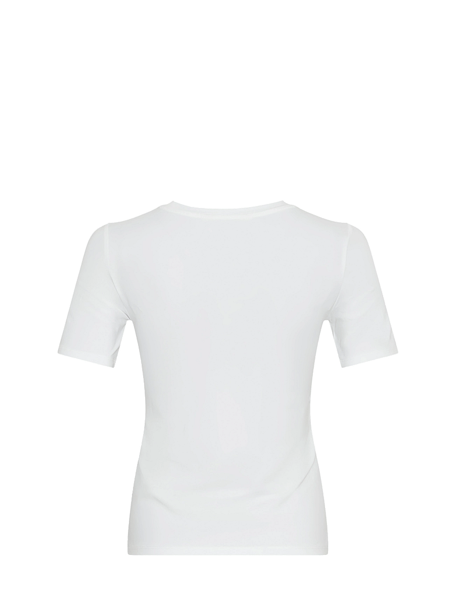MSCH Copenhagen - MSCHBetrina O SS Tee - t-shirts - bright white - 1