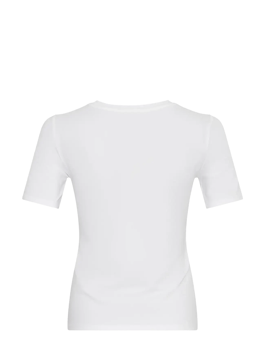 MSCH Copenhagen - MSCHBetrina O SS Tee - t-shirts - bright white - 1