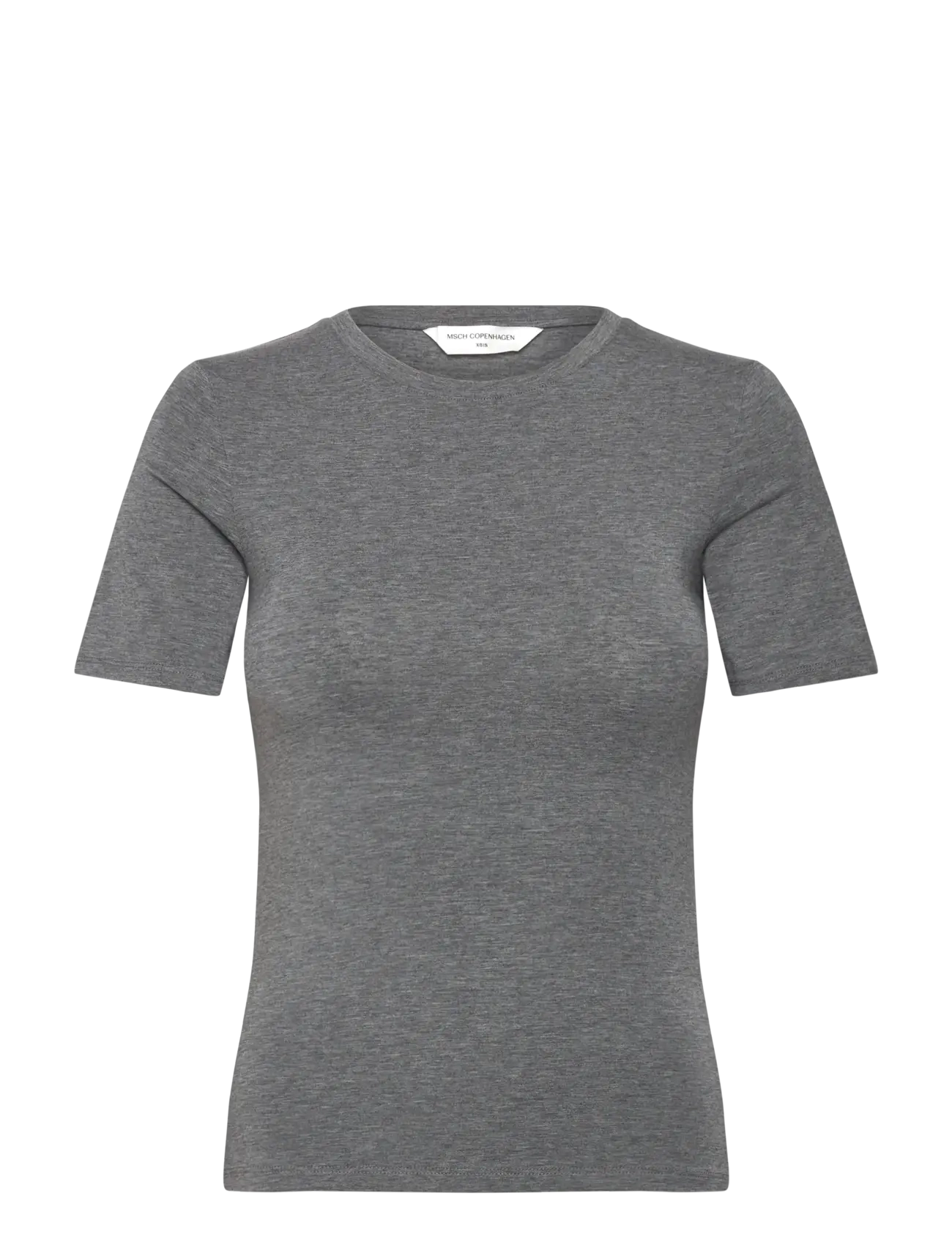MSCH Copenhagen MSCHBetrina O SS Tee - T-shirts & Tops - MGM / grey
