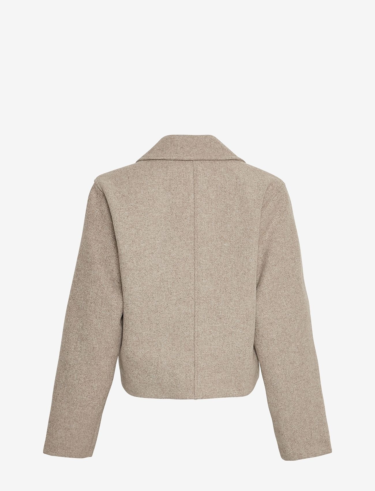 MSCH Copenhagen - MSCHBoone Josia Short Jacket - uldfrakker - caribo/silver l - 1