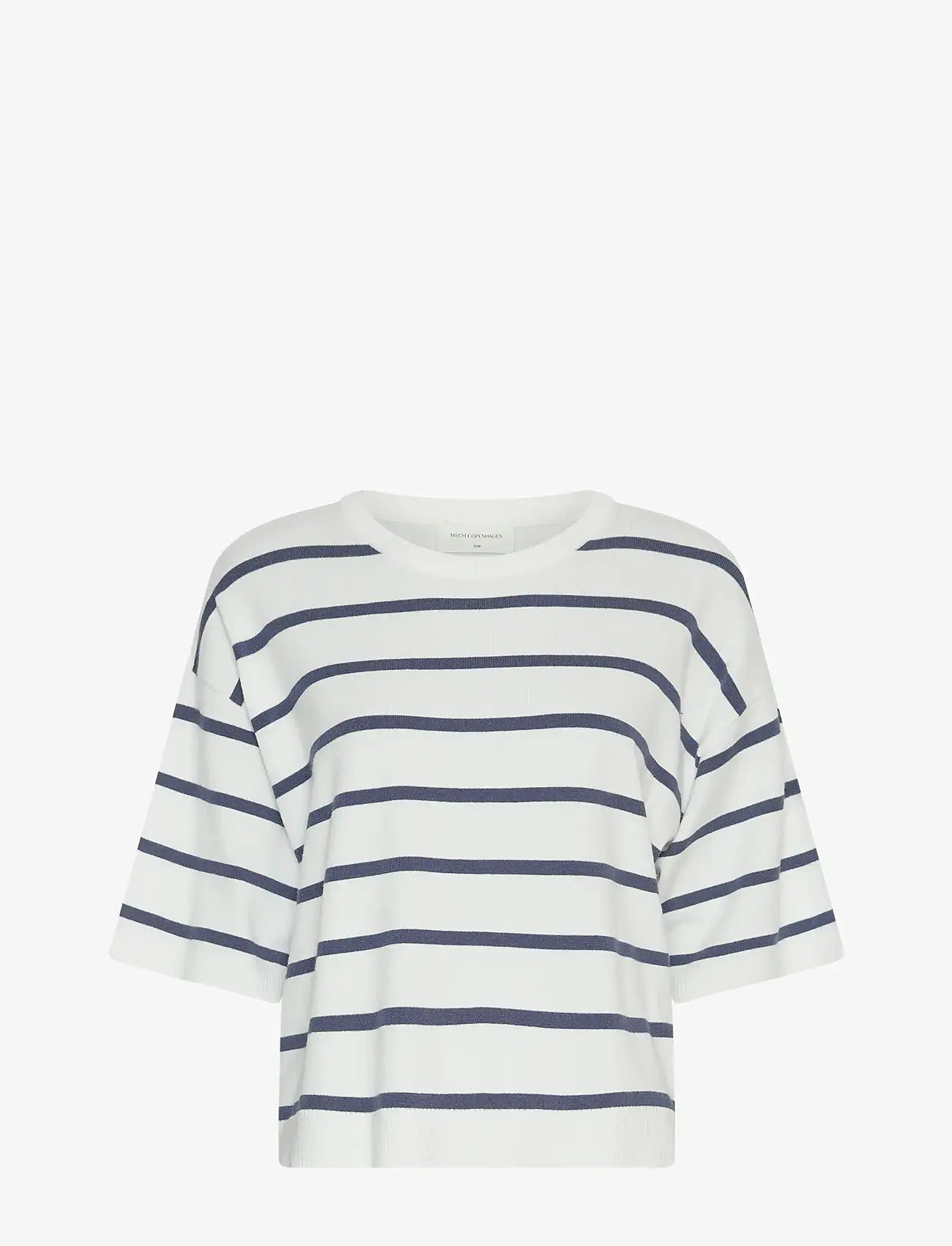 MSCH Copenhagen - MSCHGeanine Rachelle 2/4 Pullover STP - tröjor - egret/oceana - 0