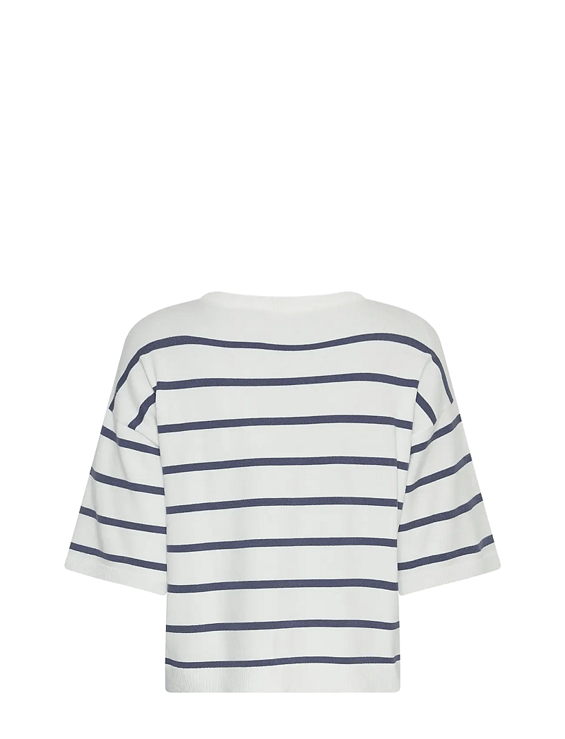 MSCH Copenhagen - MSCHGeanine Rachelle 2/4 Pullover STP - trøjer - egret/oceana - 1