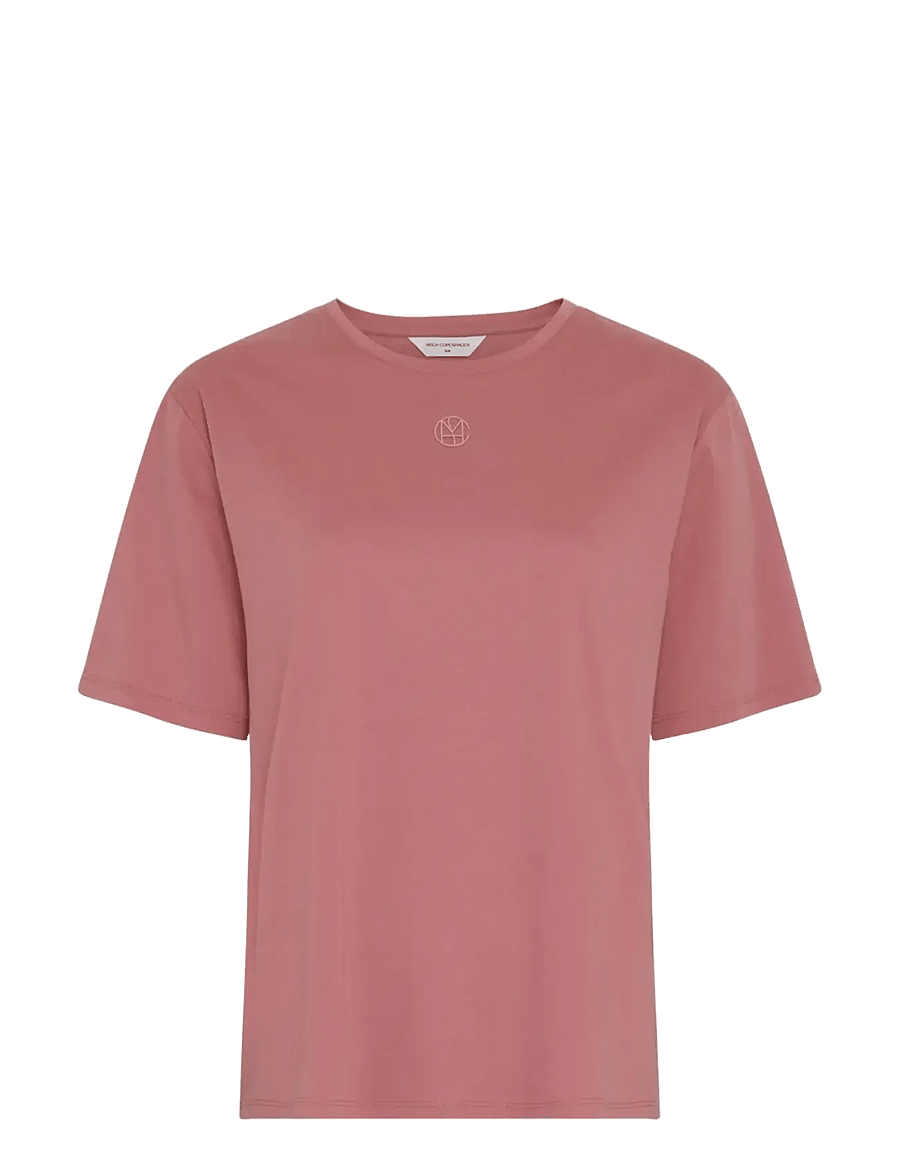 MSCH Copenhagen - MSCHMelea Icon Tee - t-shirts - f rose/lantana - 1