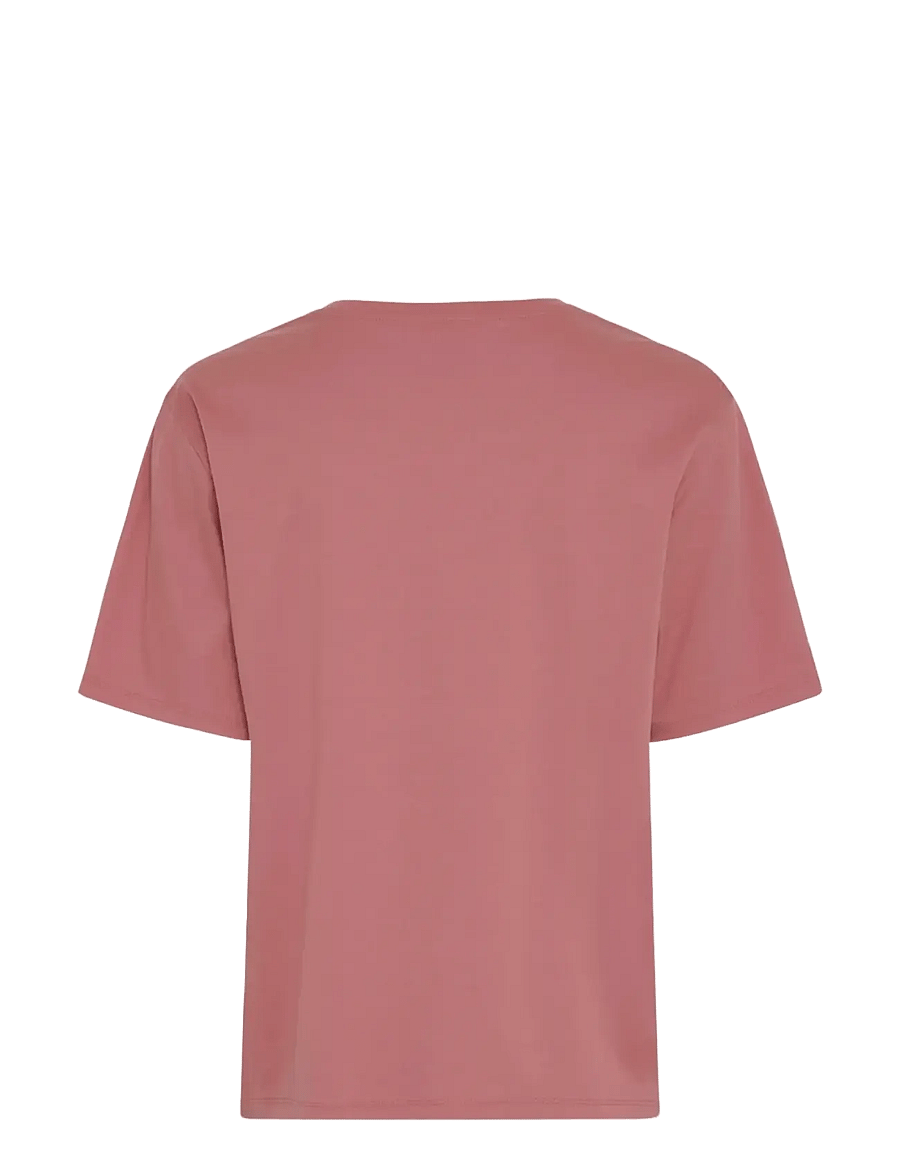 MSCH Copenhagen - MSCHMelea Icon Tee - t-shirts - f rose/lantana - 2