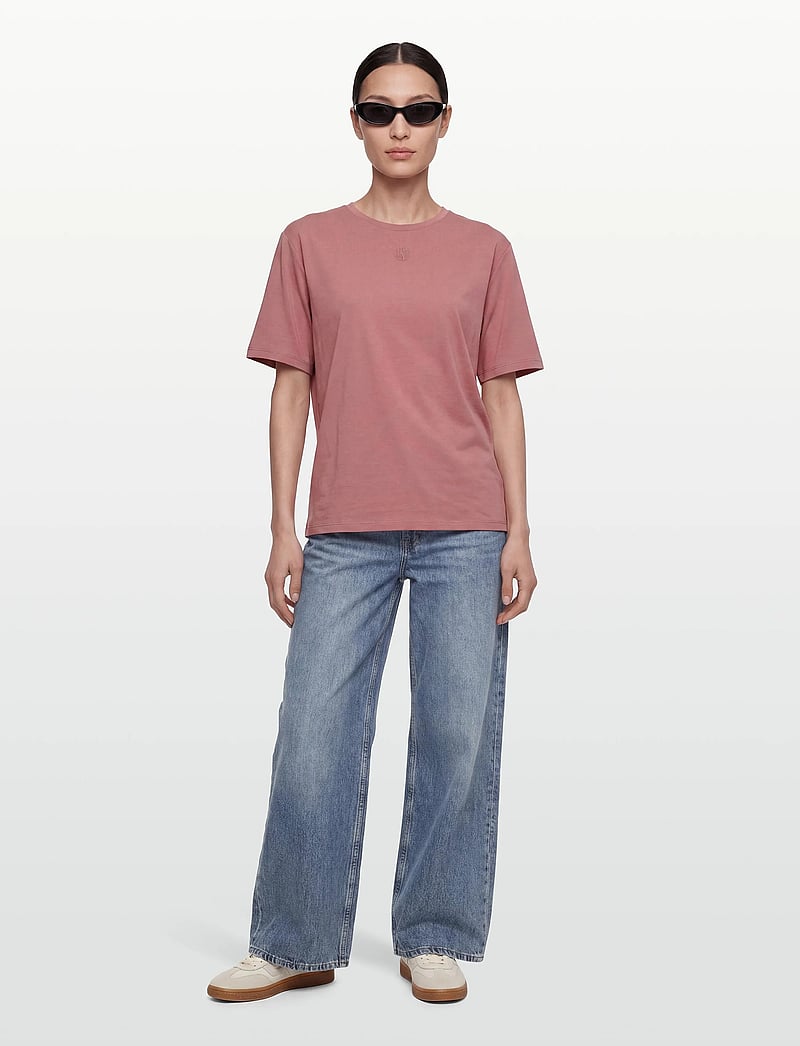 MSCH Copenhagen - MSCHMelea Icon Tee - t-särgid - f rose/lantana - 0