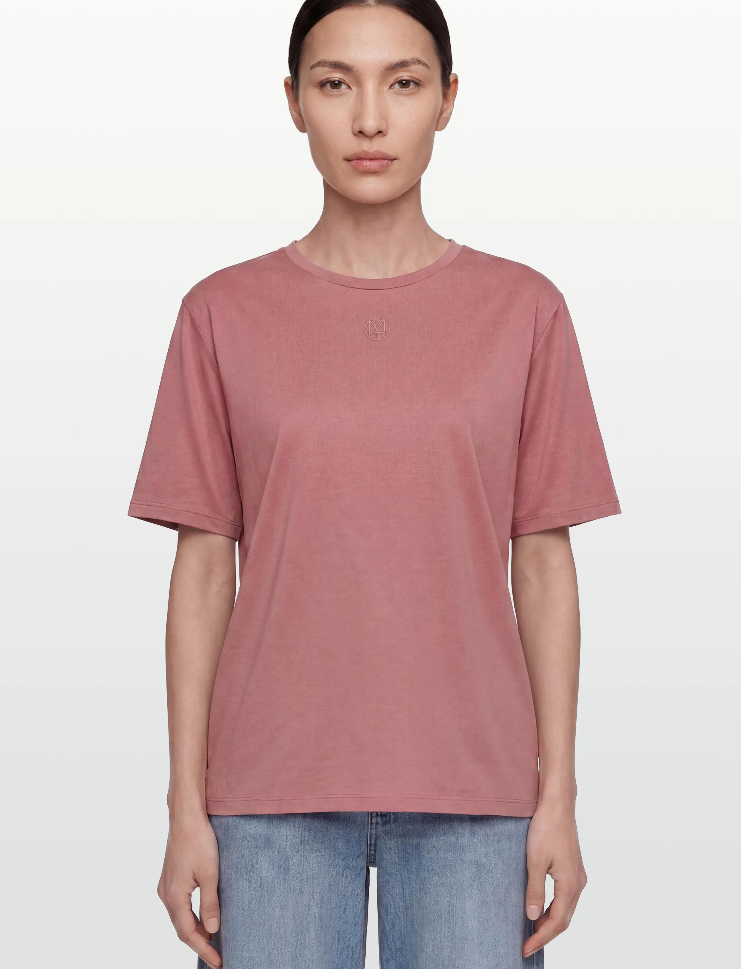 MSCH Copenhagen - MSCHMelea Icon Tee - t-shirts - f rose/lantana - 3