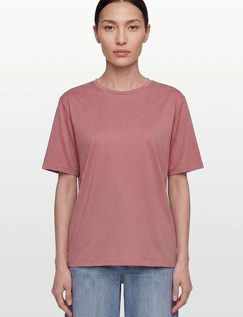MSCH Copenhagen - MSCHMelea Icon Tee - t-särgid - f rose/lantana - 3