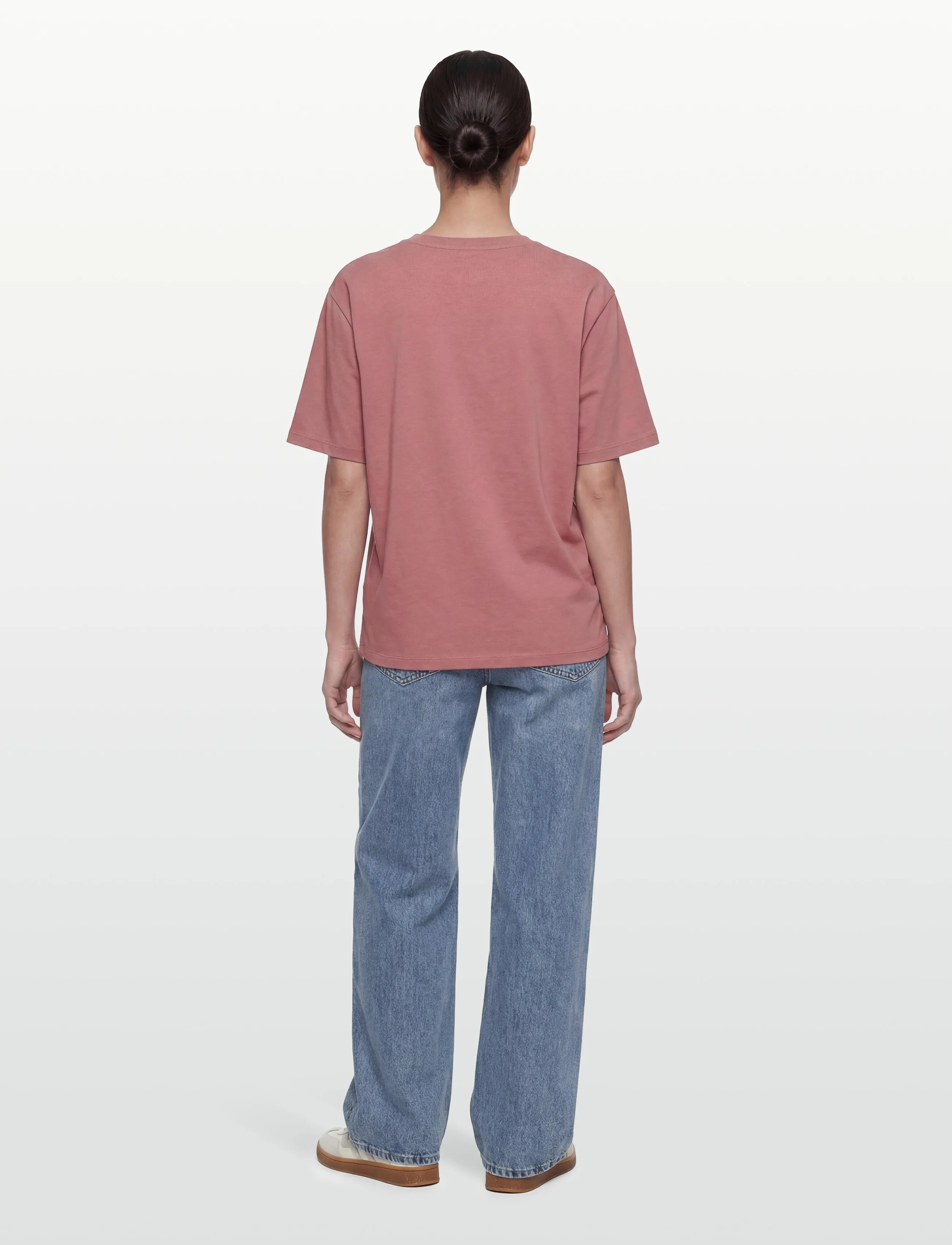 MSCH Copenhagen - MSCHMelea Icon Tee - t-shirts - f rose/lantana - 4