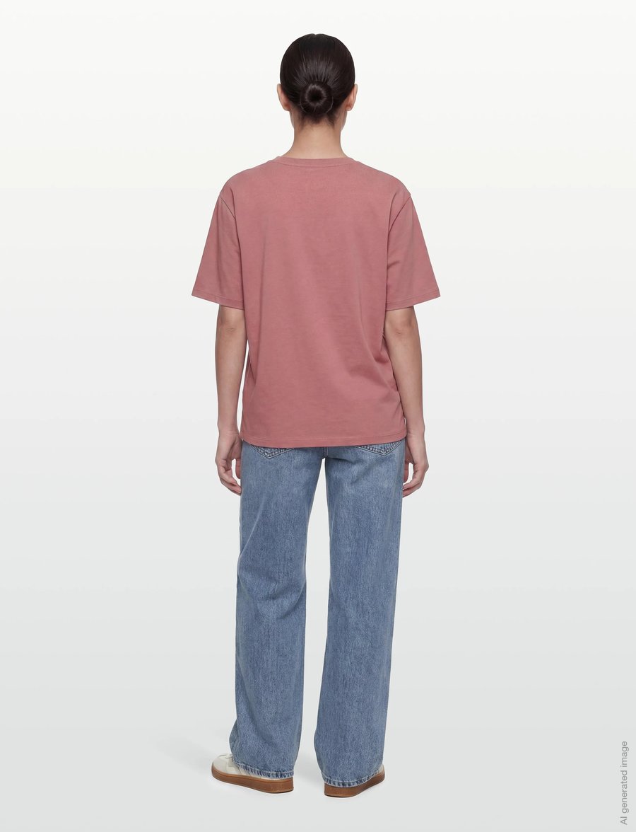 MSCH Copenhagen - MSCHMelea Icon Tee - t-shirts - f rose/lantana - 4