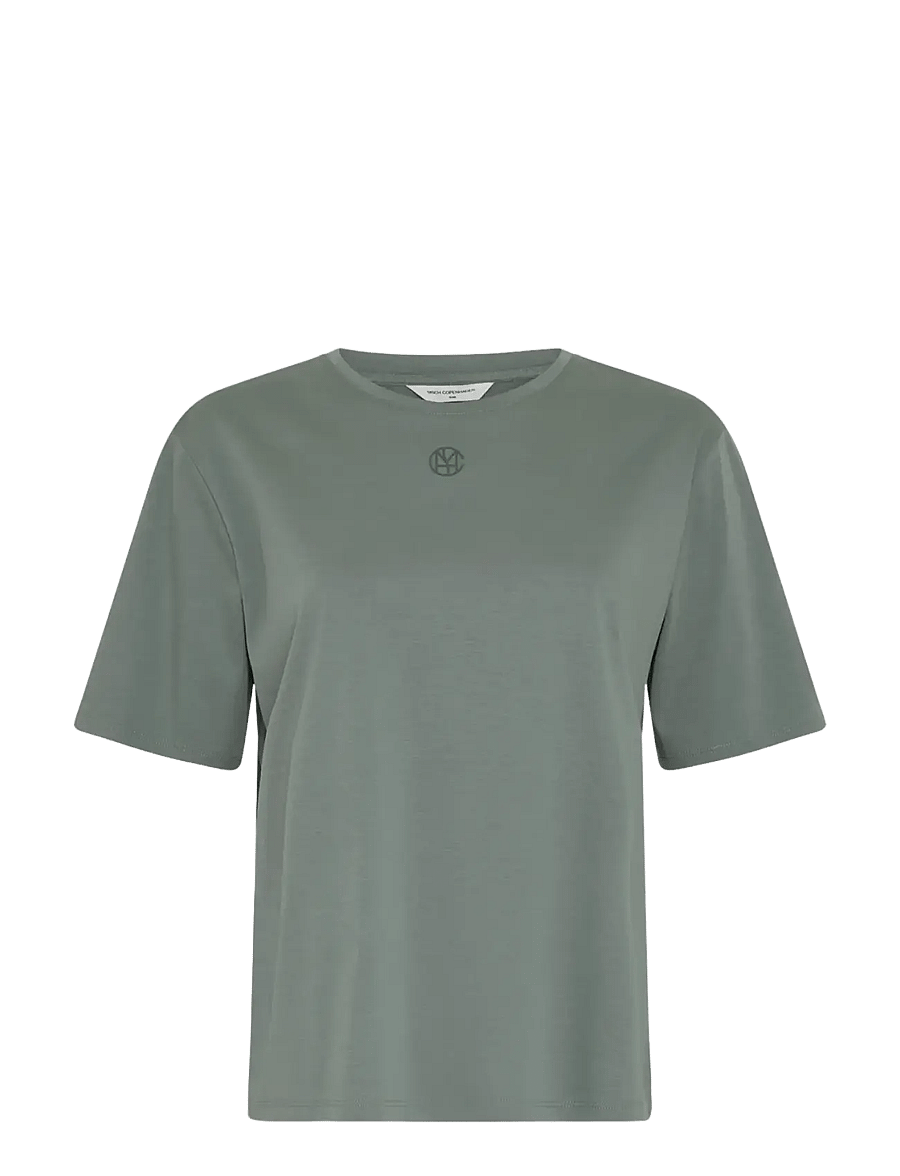 MSCH Copenhagen - MSCHMelea Icon Tee - t-shirts - laurel w/cilant - 1