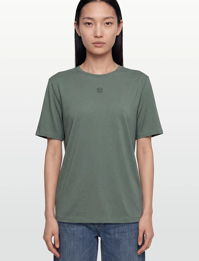 MSCH Copenhagen - MSCHMelea Icon Tee - t-särgid - laurel w/cilant - 3