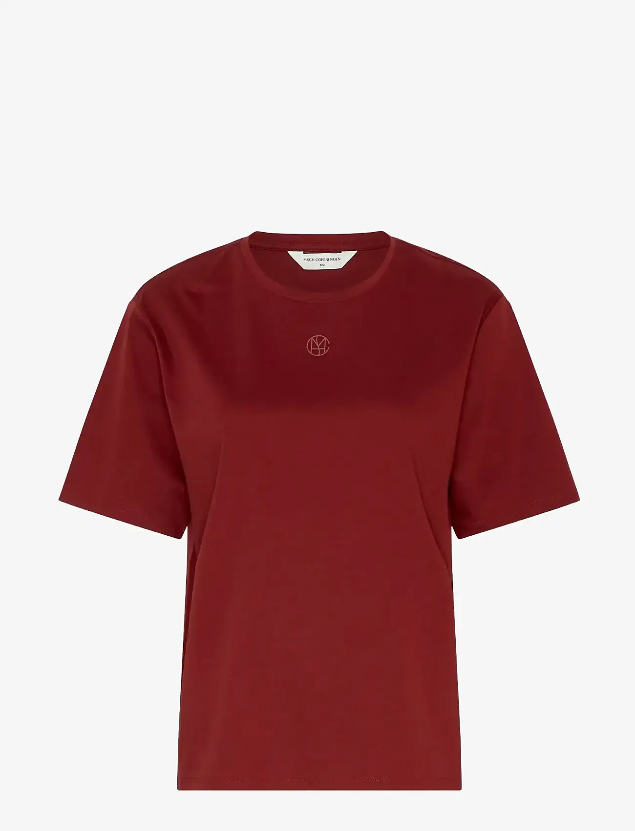 MSCH Copenhagen - MSCHMelea Icon Tee - t-särgid - syrah/syrah - 0
