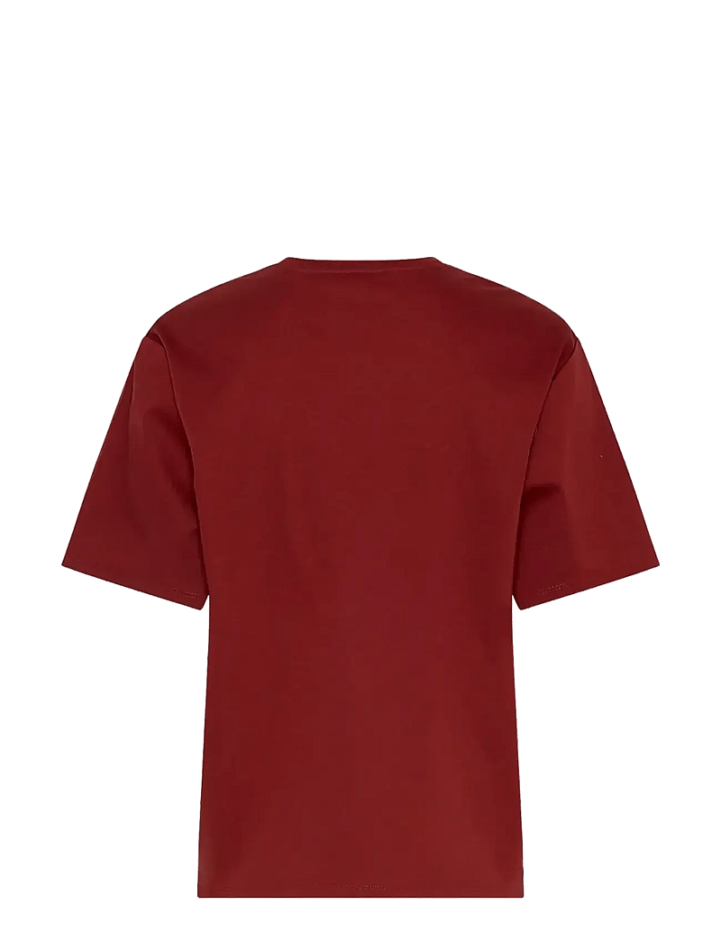 MSCH Copenhagen - MSCHMelea Icon Tee - t-shirts - syrah/syrah - 1