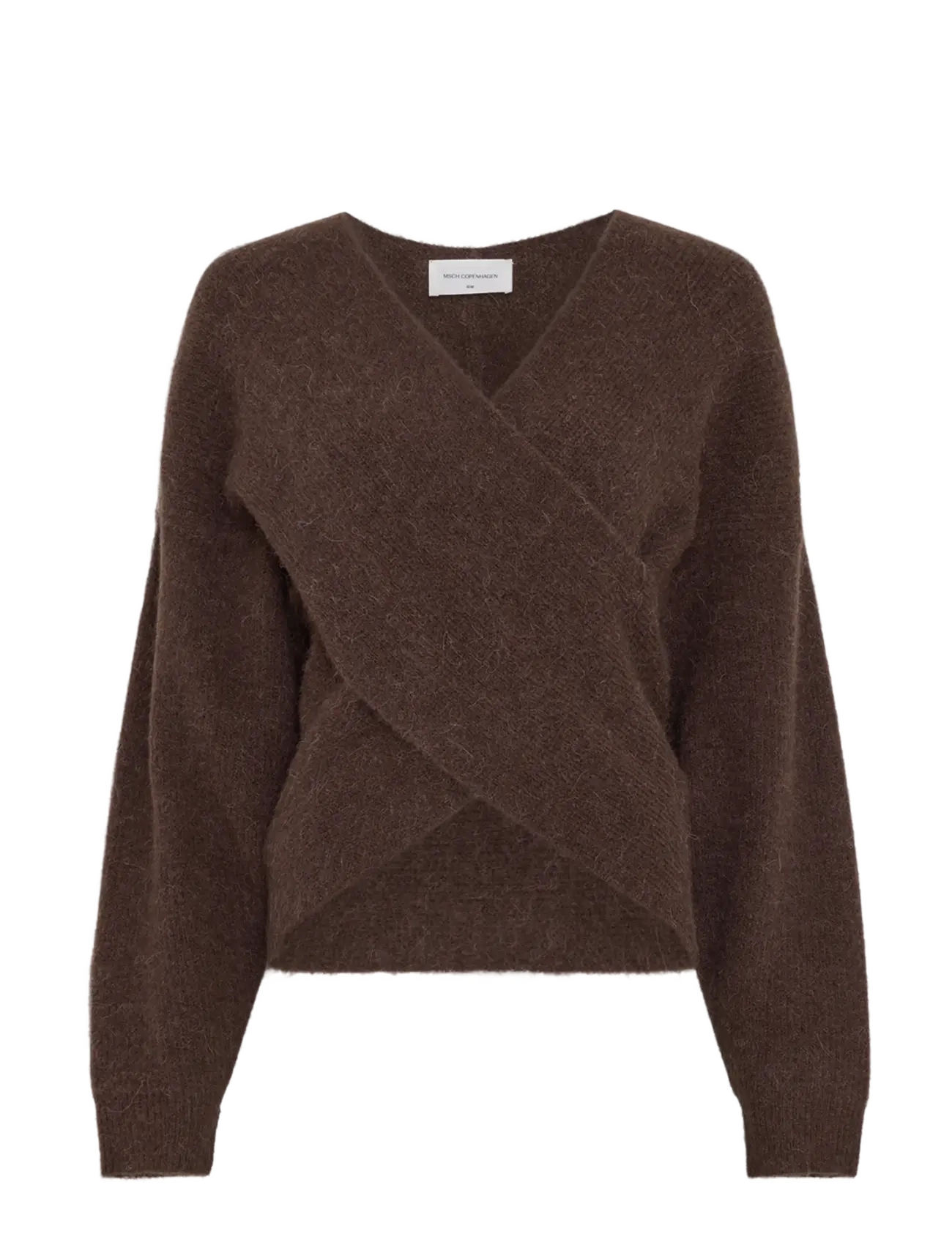 MSCH Copenhagen MSCHZinelle Hope Wrap Pullover - Vardagsstil - HOT FUDGE / brown