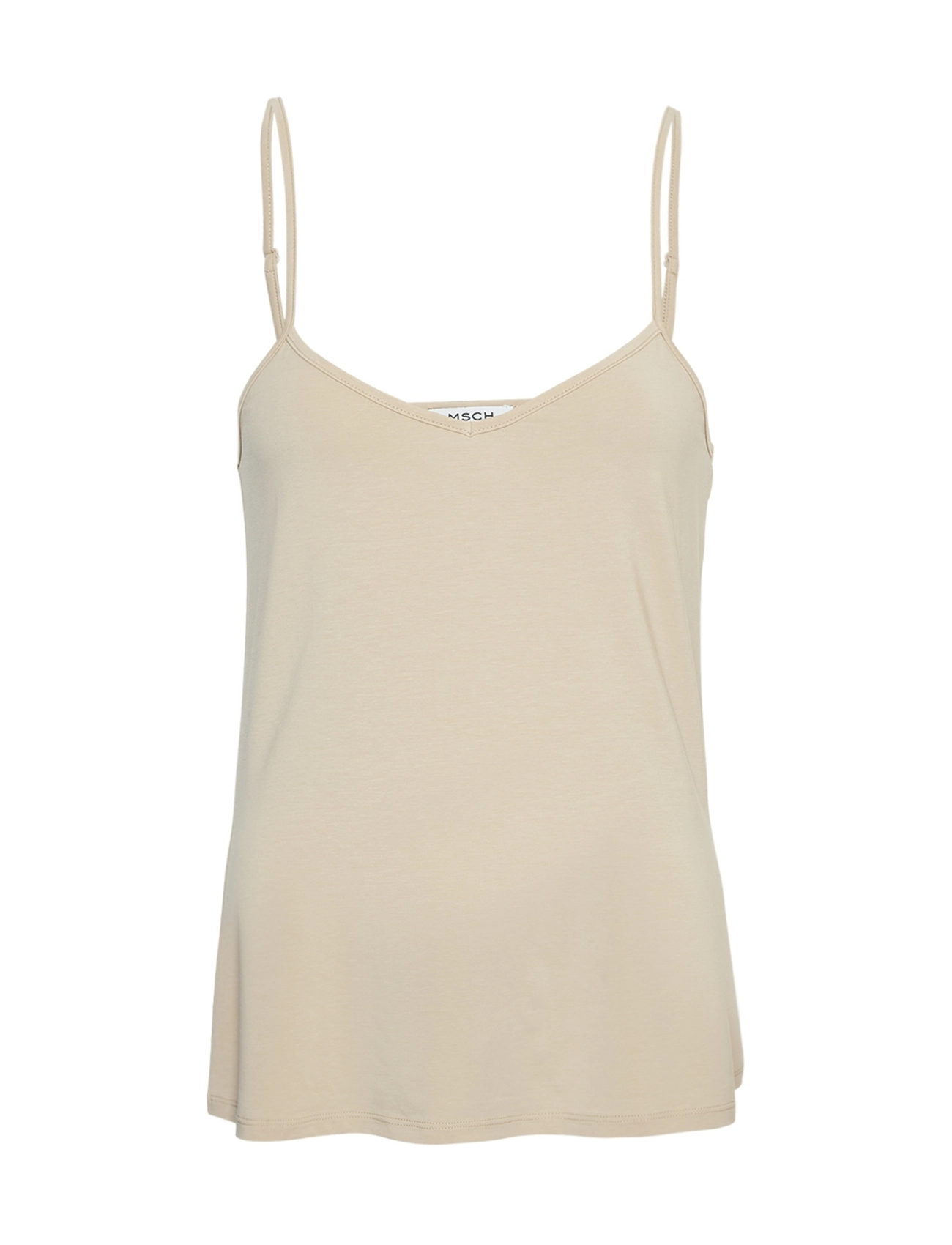 MSCH Copenhagen MSCHBetrina Strap Top - T-shirts & Tops - HUMUS / beige
