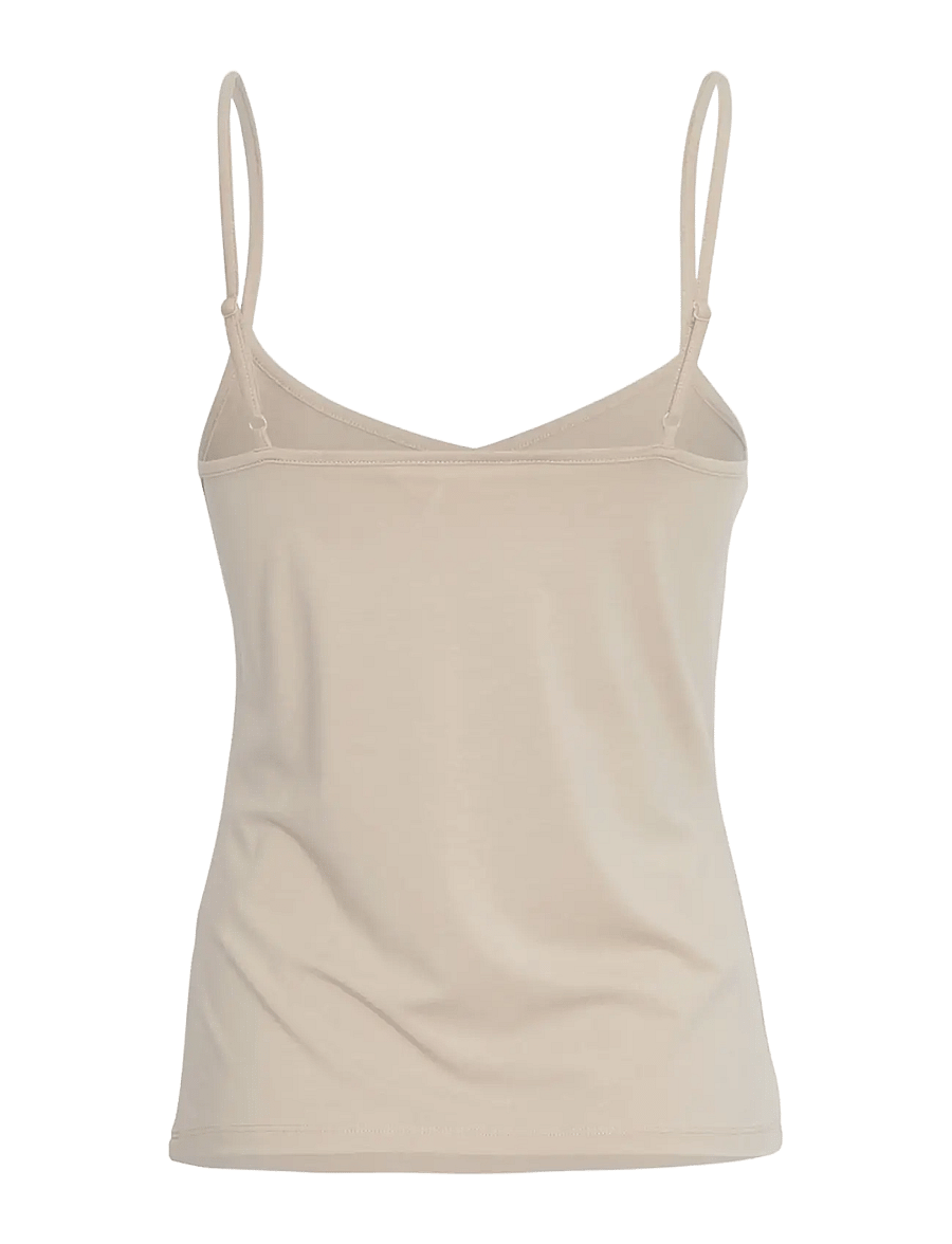 MSCH Copenhagen - MSCHBetrina Strap Top - sleeveless tops - humus - 1