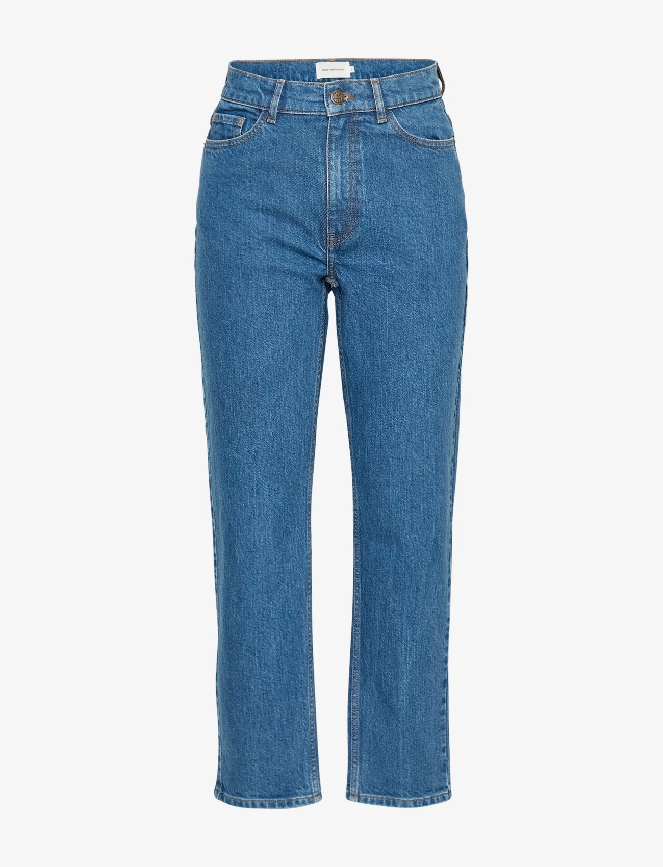 MSCH Copenhagen MSCHEdi Ada HW Slim Ankle Jeans - Riided - MID BLUE WASH / blue
