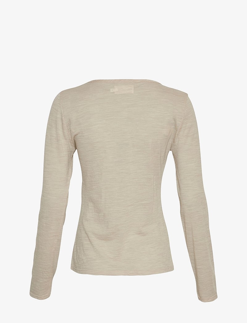 MSCH Copenhagen - MSCHNesmina Top - pikkade varrukatega alussärgid - peyote melange - 1