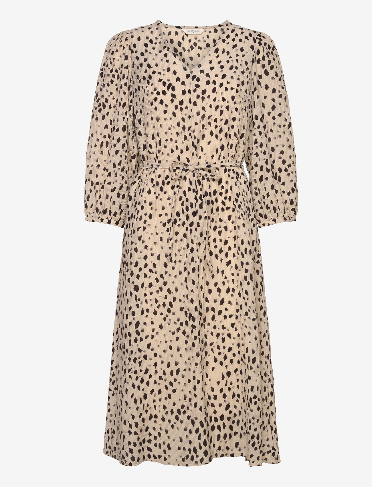 MSCH Copenhagen - MSCHAngelina 3/4 Dress AOP - midi-kleider - peyote dot - 0