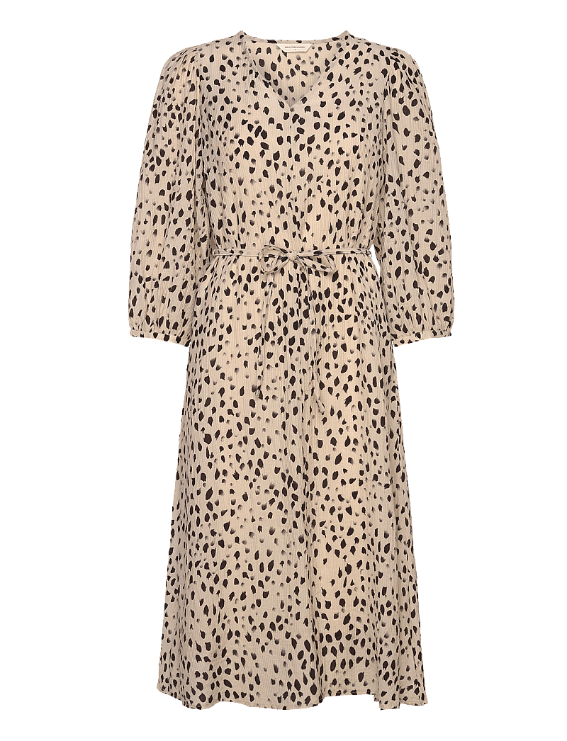 MSCH Copenhagen - MSCHAngelina 3/4 Dress AOP - midi-kleider - peyote dot - 0