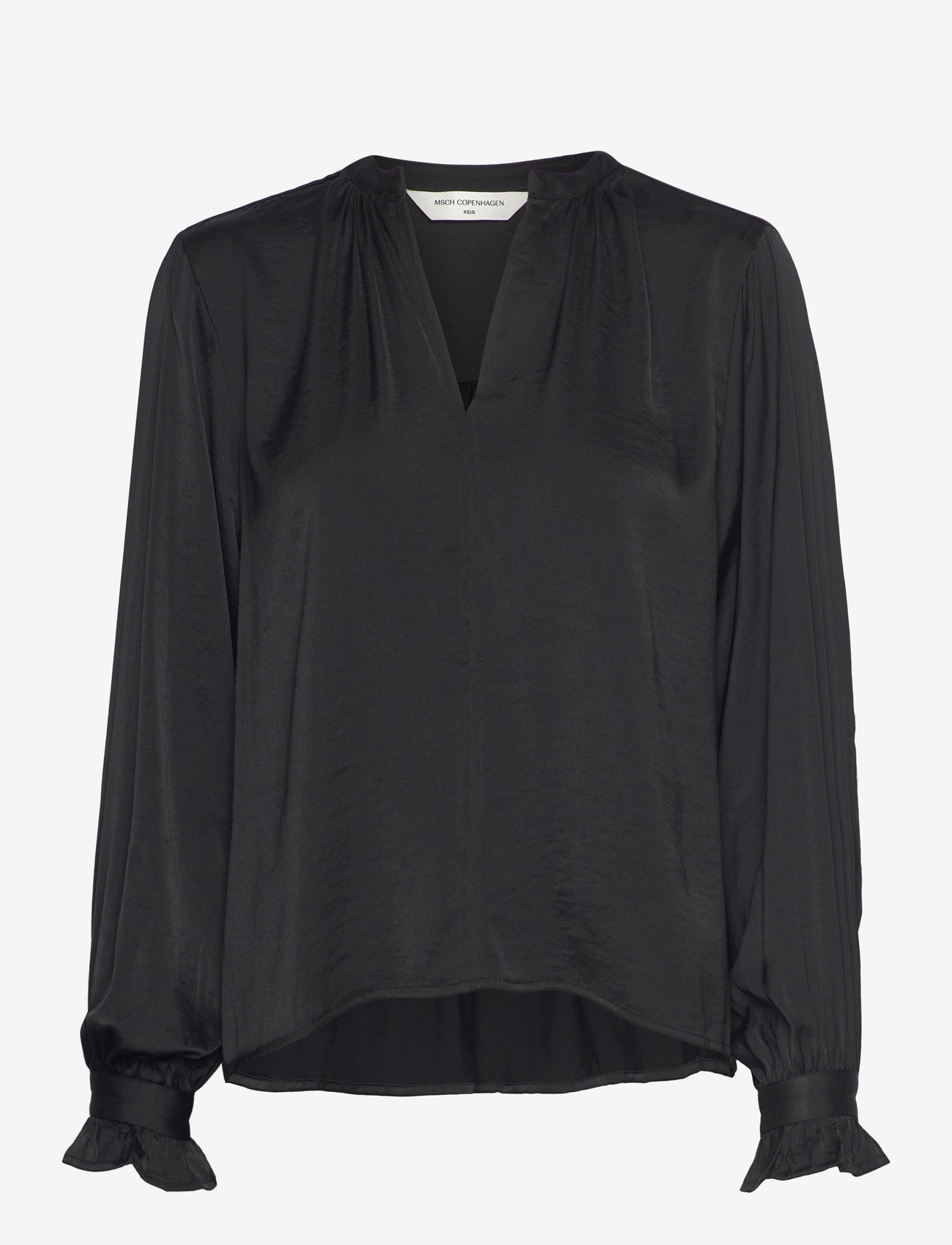 MSCH Copenhagen - MSCHMinara Maluca Top - long sleeved blouses - black - 0